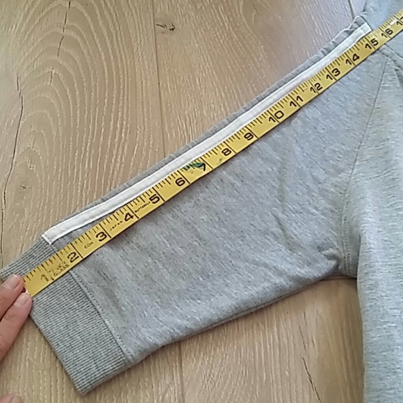 garage fleece short sleeve zip hoodie - Picture 5 of 10